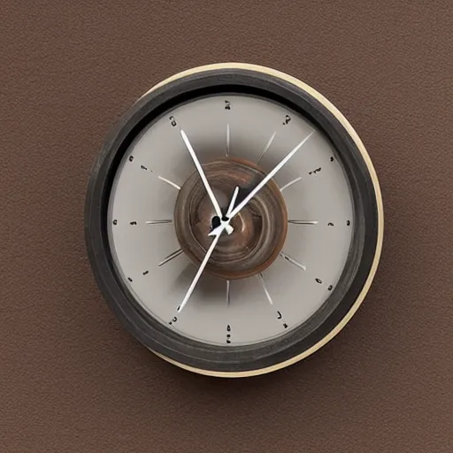 Prompt: a clock designed by a madman