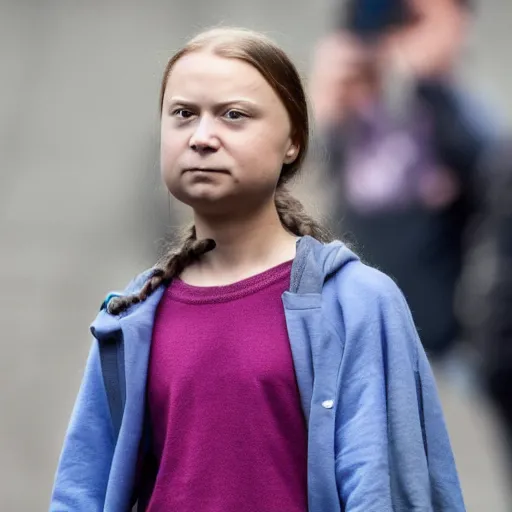 Image similar to greta thunberg