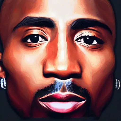 Image similar to 8 k uhd portrait of tupac wearing ballerina dress, highly detailed faces.