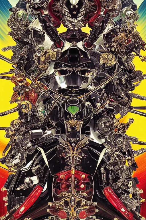 Image similar to kamen rider, symmetrical, by yoichi hatakenaka, masamune shirow, josan gonzales and dan mumford, deayami kojima, takato yamamoto, barclay shaw, karol bak, yukito kishiro