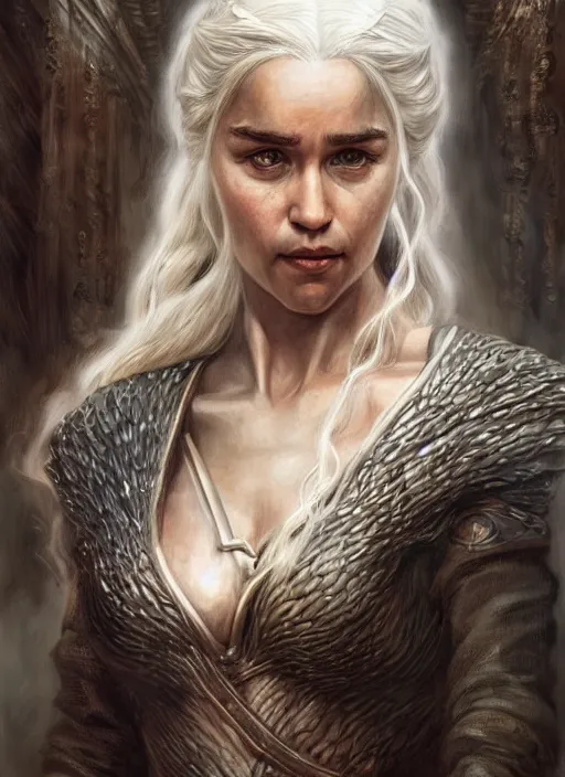 Daenerys Targaryen as a ruggedly handsome heroine, | Stable Diffusion