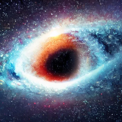 Image similar to galaxy inside an eye