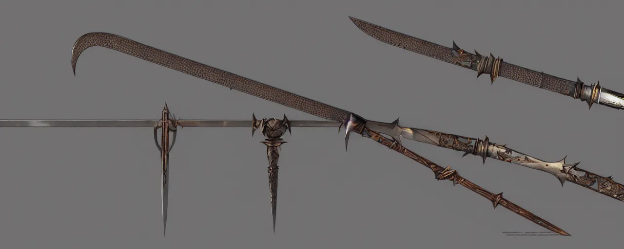 Image similar to sword design, shortsword, substance designer, weapon design, wood, steel, material, trending on artstation, cgsociety, art by gerald brom, greg rutkowski and artgerm and james jean and zdzisław beksinski, 8 k, unreal engine, c 4 d