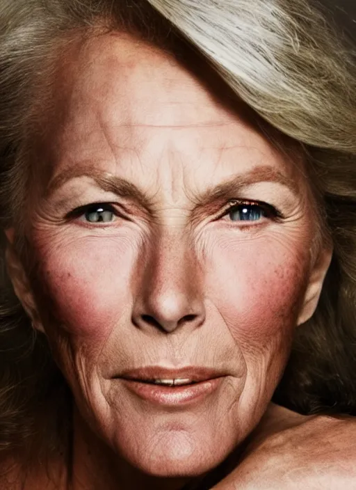 Image similar to portrait of beautiful female clint eastwood by mario testino, headshot, detailed, award winning, sony a 7 r