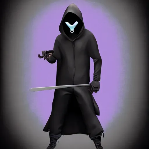 Prompt: Male Rainbow Grim Reaper, Pride hoodie, artstation