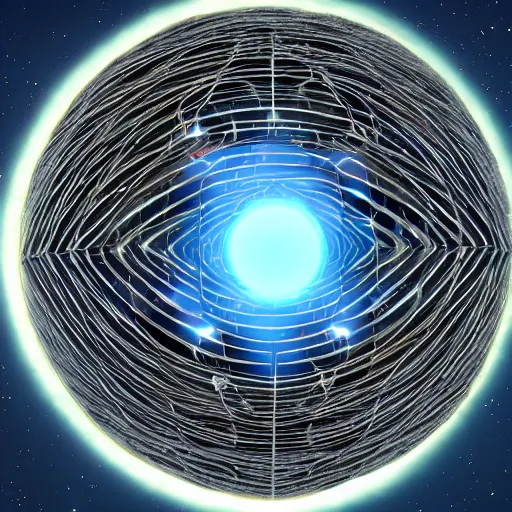 Image similar to dyson sphere supernova