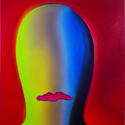 Prompt: a portrait a very ordinary person, by Jules Olitski, acrylic painting, flat bold color, facing front, anatomically correct, beautiful perfect face, sharp focus, Highly Detailed, 8k, HD, abstract