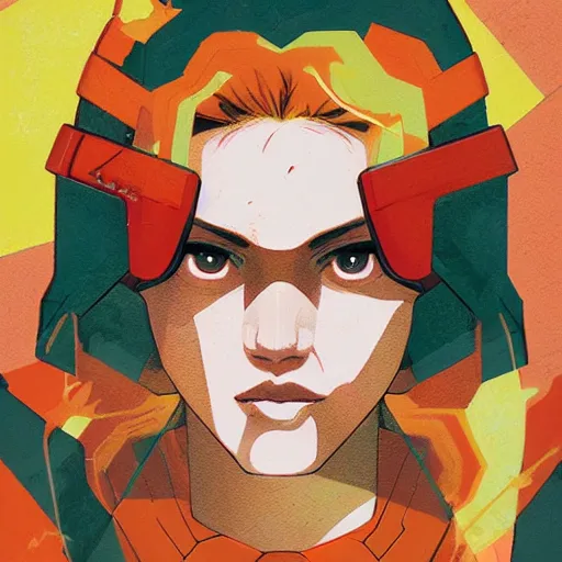 Image similar to Supreme x Samus Profile Picture by Sachin Teng, asymmetrical, Organic Painting , Matte Painting, geometric shapes, hard edges, graffiti, street art,:2 by Sachin Teng:4