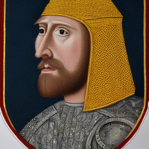 Prompt: portrait of king richard the lionheart, by ed emswhiller