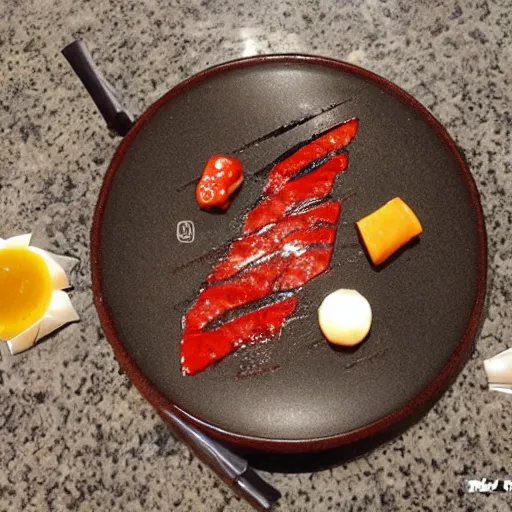 Image similar to japanese teppan grill art