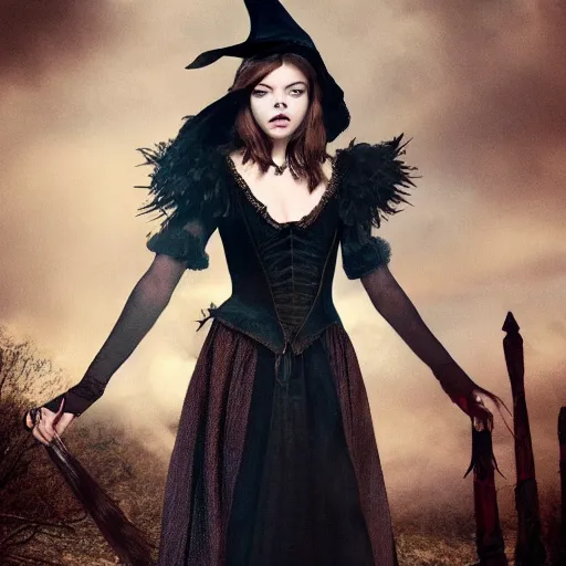 Prompt: anya taylor joy as a witch