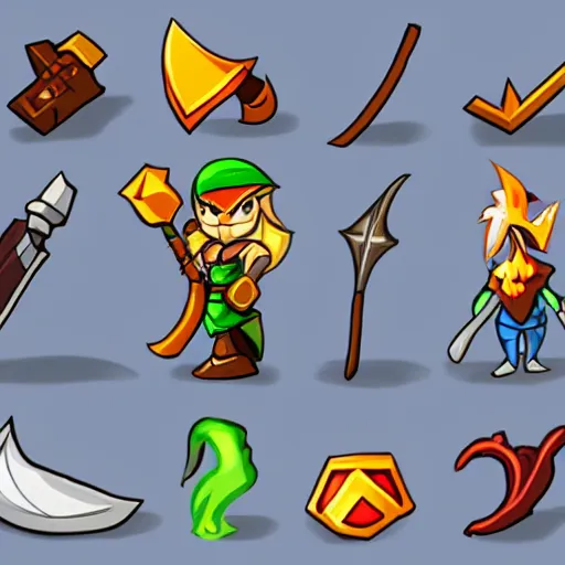 Prompt: magic sword, gameItem, gameAsset, gameicon, props, item, sharp lines, cartoon, sprite, Chibi, Toon, Dofus