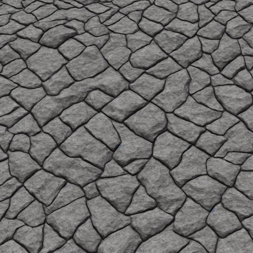 Prompt: cobble stone normal map texture