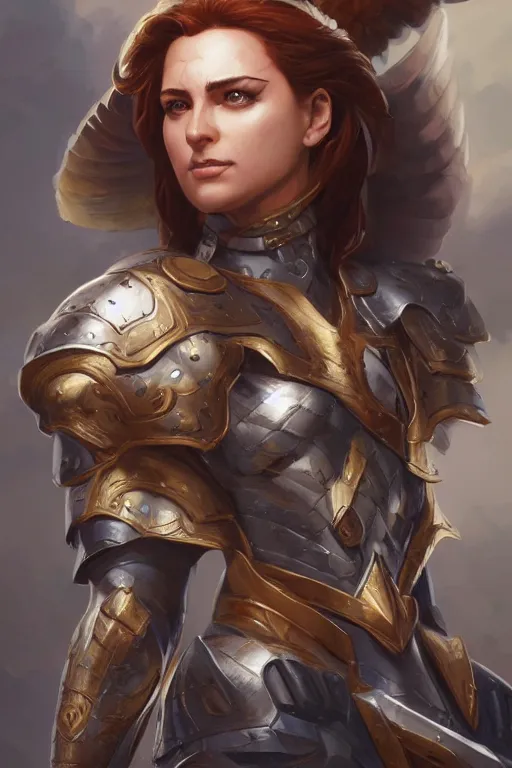 Image similar to amazon valkyrie athena, d & d, fantasy, portrait, highly detailed, headshot, digital painting, trending on artstation, concept art, sharp focus, illustration, art by artgerm and greg rutkowski and magali villeneuve