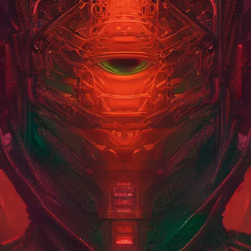 Image similar to portrait of a squid monster. intricate abstract. cyberpunk, intricate artwork. neon eyes, by Tooth Wu, wlop, beeple. octane render, trending on artstation, greg rutkowski very coherent symmetrical artwork. cinematic, hyper realism, high detail, octane render, 8k, minimalistic, hyperrealistic surrealism, award winning masterpiece with incredible details, a surreal vaporwave liminal space, highly detailed, trending on ArtStation