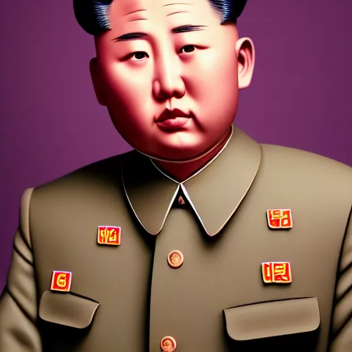 Image similar to araki nobuyoshi style photography of realistic detailed north korean kim chen with detailed face smoking reviewing detailed weed bush in detailed basement bedroom ultraviolet light