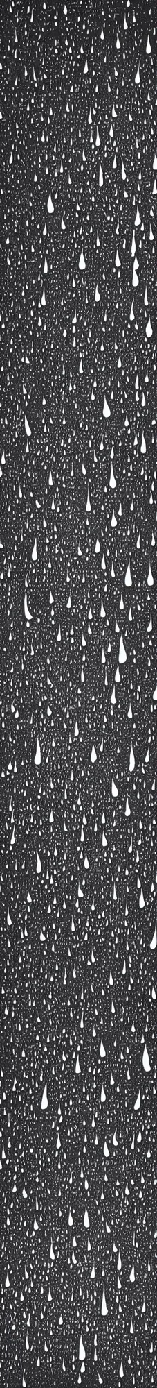 Prompt: illustration of rain falling onto a wet black surface