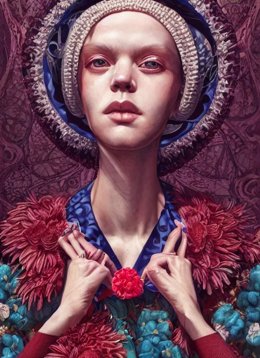 Prompt: fashion portrait :: by Martine Johanna and Simon Stålenhag and Chie Yoshii and Kenneth Willardt and wlop and Casey Weldon :: ornate, dynamic, particulate, rich colors, intricate, harper's bazaar, elegant, centered, artstation, smooth, sharp focus, octane render, 3d