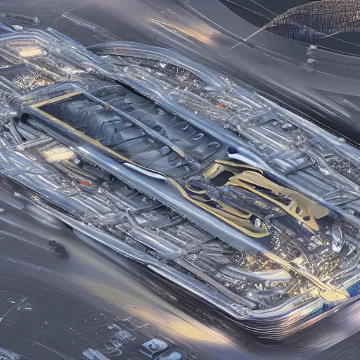 Image similar to sci-fi motherboard structure airport view from above on the coronation of napoleon painting and digital billboard in the middle, unreal engine 5, keyshot, octane, artstation trending, ultra high detail, ultra realistic, cinematic, 8k, 16k, in style of zaha hadid, in style of nanospace Michael Menzelincev, in style of Lee SOUDER, colors in style of the Blade Runner 2049, in plastic, dark, tilt shift,