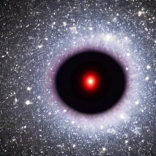 Image similar to Human Eye as a Blackhole with sparks