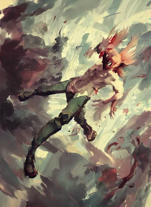 Prompt: surreal gouache gesture painting, by yoshitaka amano, by ruan jia, by Conrad roset, by dofus online artists, detailed anime 3d render of cats fighting,cats, portrait, cgsociety, artstation, rococo mechanical, Digital reality, sf5 ink style, dieselpunk atmosphere, gesture drawn
