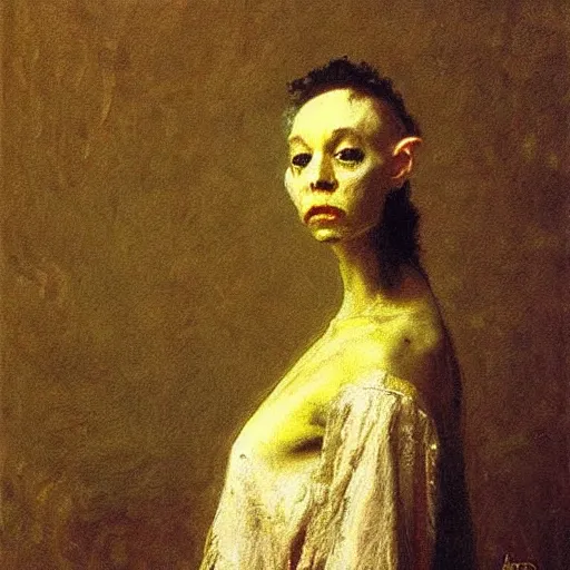 Image similar to alien by ilya repin