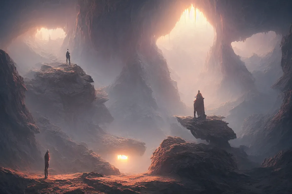 Image similar to otherworldly dimension, concept art by filip hodas john howe, mike winkelmann, jessica rossier, andreas rocha, bruce pennington, 4 k,