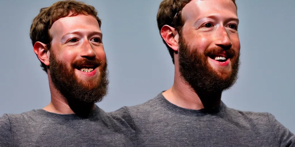 Image similar to mark zuckerberg with long beautiful beards