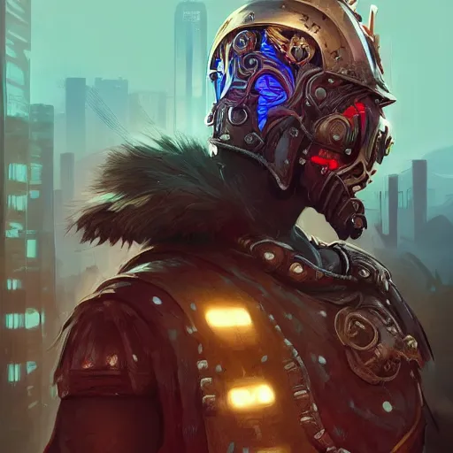 Image similar to cyberpunk viking helmet mask warrior goddess robot ninja fantasy, art gta 5 cover, official fanart behance hd artstation by jesper ejsing, by rhads, makoto shinkai and lois van baarle, ilya kuvshinov, ossdraws