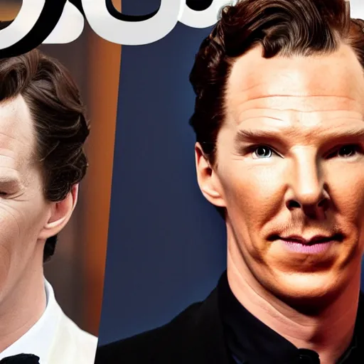 Prompt: benedict cumberbatch head in the boys series 2 0 1 9 as a starlight