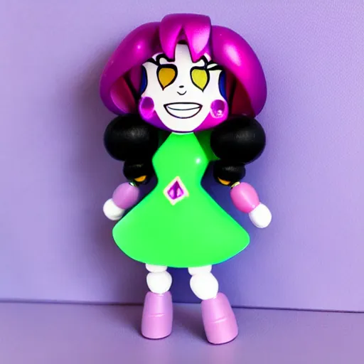 Prompt: spinel from steven universe, toy, kids toy, action figure