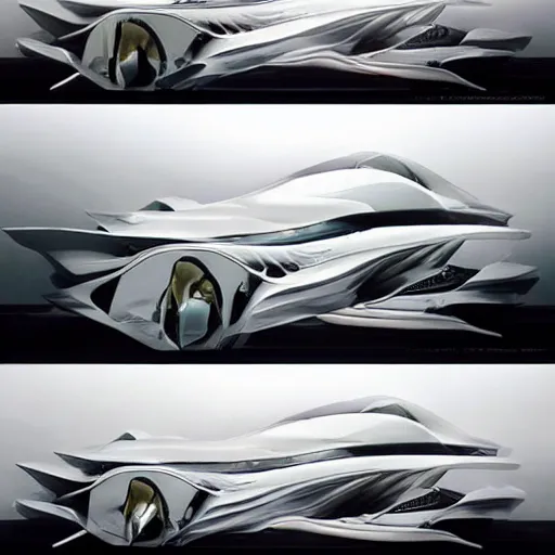 Image similar to sci-fi organic zaha hadid car ash thorp car khyzyl saleem organic car 50% of canvas and wall structure in the coronation of napoleon painting by Jacques-Louis David and in the blade runner 2049 film search pinterest keyshot product render cloudy plastic ceramic material shiny gloss water reflections ultra high detail ultra realism 4k in plastic dark tilt shift