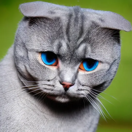 Image similar to scottish fold, photo realistic