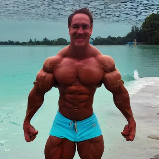 Image similar to Bodybuilder Dolphin