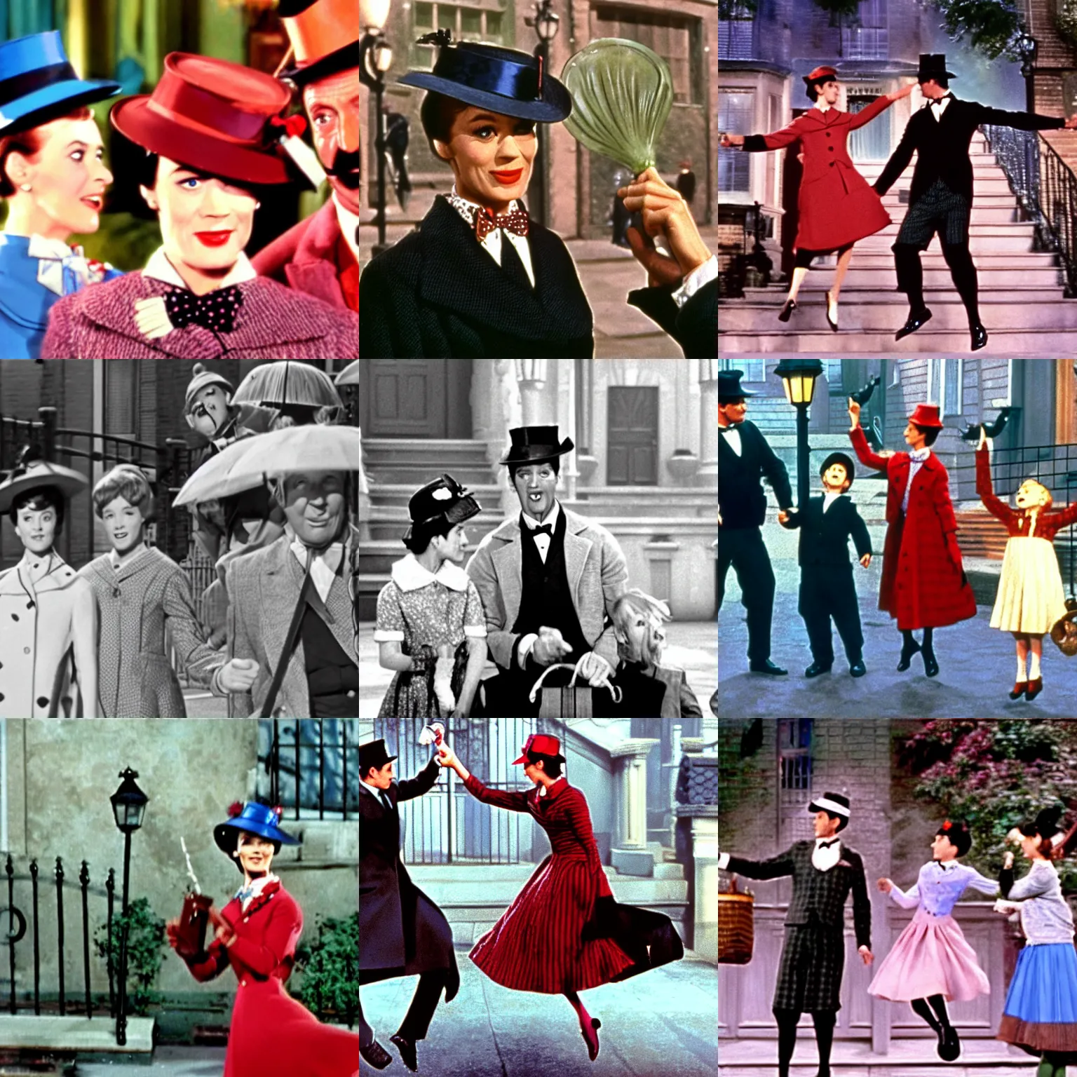 Prompt: a film still from mary poppins ( 1 9 6 4 )