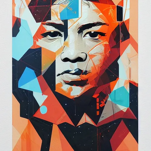 Image similar to Supreme x Star Trek Painting by Sachin Teng, asymmetrical, Organic Painting , Matte Painting, geometric shapes, hard edges, graffiti, street art,:2 by Sachin Teng:4