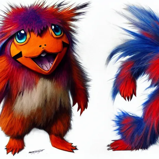 Prompt: Hab Mascot YOUPPI pokemon shiny, legendary, ultra rare, highly detailed, digital pencil painting, anime, cartoonish, hybrid human / anthro, monster youppi pokemon, sharp focus, illustration, art by artgerm and greg rutkowski and alphonse mucha