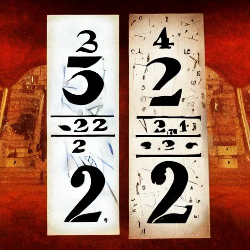 Prompt: 2 3 enigma, 2 3 the occult number, 2 3 mystery