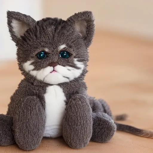 Image similar to kitten stuffed animal