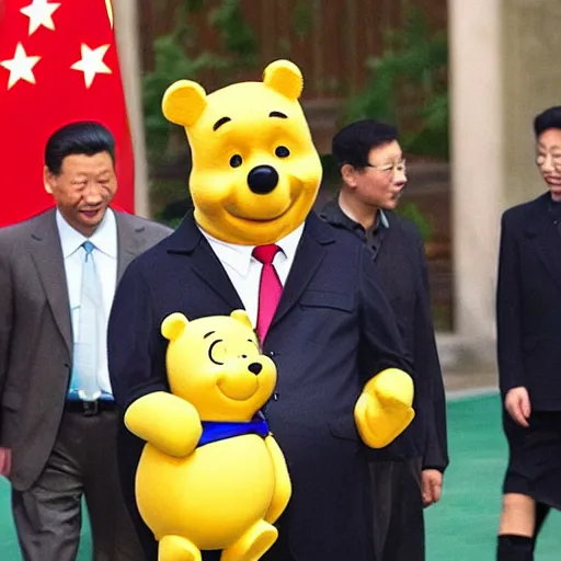 Prompt: xi jinping as winnie the pooh