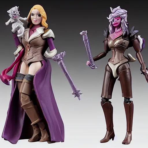 Image similar to Kenner figure of character from Arcane Netflix show and League of Legends