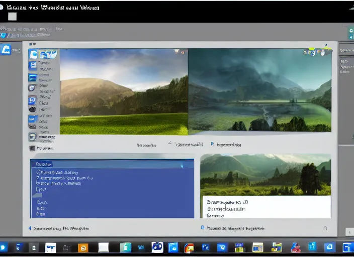 Prompt: Windows 7 Beta Screenshot