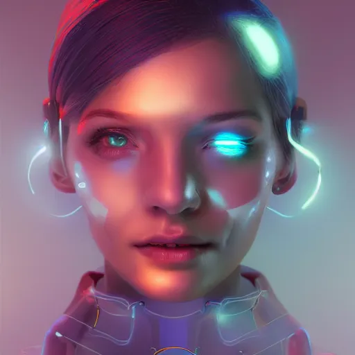 Image similar to artificial intelligence, server in the middle, deep view, heavy blue led lights, wires connected, award winning photography, extremely detailed, artstation, 8 k, sensual lighting, incredible art, wlop, artgerm