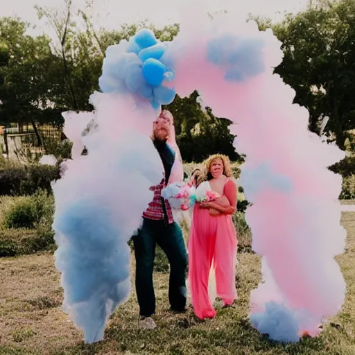 Image similar to gender reveal 9/11