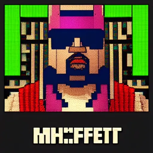 Image similar to Kanye West minecraft