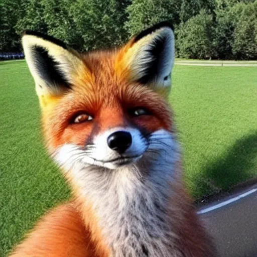 Image similar to fox selfie