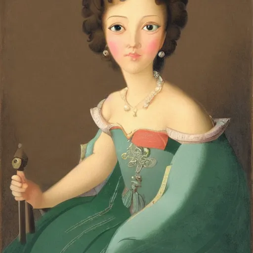 Image similar to portrait of a princess by gobelins paris school