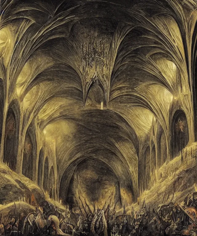 mines of moria, khazad dum, halls of durin, middle