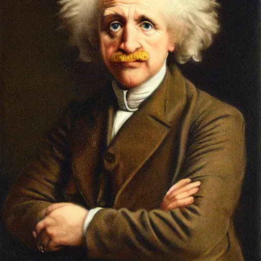 Prompt: irish einstein portrait