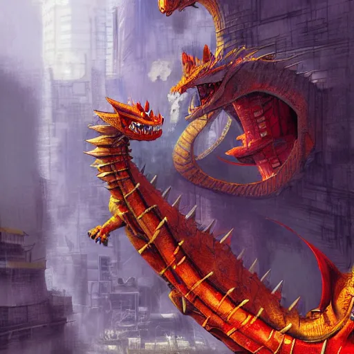 Image similar to robot dragon luffy, thief, by isaac asimov and marc simonetti